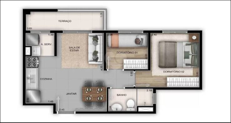 Imagem Apartamento à Venda,  em Santo André