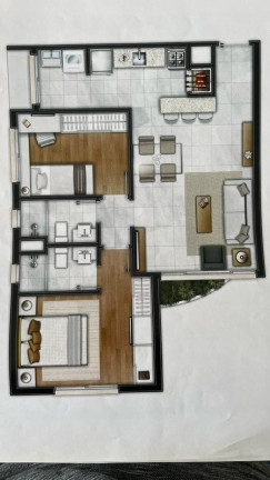 Imagem Imóvel com 2 Quartos à Venda, 102 m² em Petropolis - Porto Alegre