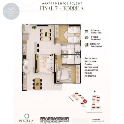 Imagem Imóvel com 2 Quartos à Venda, 86 m² em Caiçara - Praia Grande