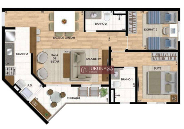 Imagem Apartamento com 2 Quartos à Venda, 65 m² em Vila Prudente (zona Leste) - São Paulo