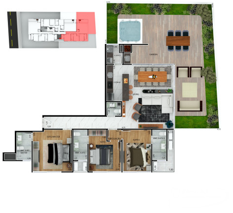 Imagem Apartamento com 3 Quartos à Venda, 113 m² em América - Joinville Imagem Apartamento com 3 Quartos à Venda, 113 m² em América - Joinville