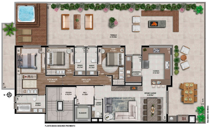 Imagem Apartamento com 3 Quartos à Venda, 156 m² em Jardim América - Caxias Do Sul