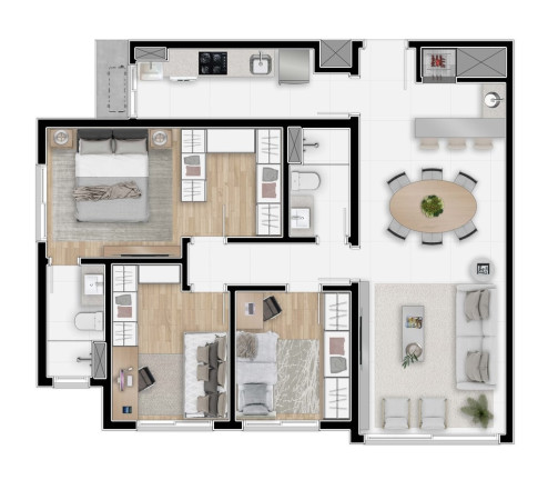 Imagem Apartamento com 3 Quartos à Venda, 85 m² em Menino Deus - Porto Alegre Imagem Apartamento com 3 Quartos à Venda, 85 m² em Menino Deus - Porto Alegre
