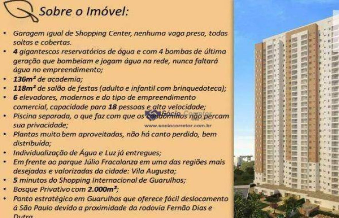 Imagem Apartamento com 2 Quartos à Venda, 62 m² em Vila Augusta - Guarulhos Imagem Apartamento com 2 Quartos à Venda, 62 m² em Vila Augusta - Guarulhos