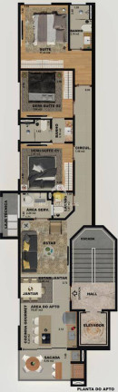 Imagem Apartamento com 3 Quartos à Venda, 80 m² em Praia Do Tabuleiro - Barra Velha Imagem Apartamento com 3 Quartos à Venda, 80 m² em Praia Do Tabuleiro - Barra Velha