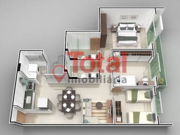 Apartamento com 2 Quartos à Venda,  em Eldorado - Timóteo