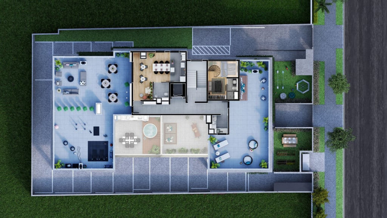 Imagem Flat com 1 Quarto à Venda, 38 m² em água Verde - Curitiba