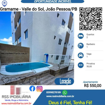 Imagem Apartamento com 2 Quartos para Alugar, 50 m² em Gramame - Vale Do Sol - João Pessoa Imagem Apartamento com 2 Quartos para Alugar, 50 m² em Gramame - Vale Do Sol - João Pessoa