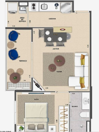 Imagem Apartamento com 1 Quarto à Venda, 48 m² em Moema - São Paulo Imagem Apartamento com 1 Quarto à Venda, 48 m² em Moema - São Paulo