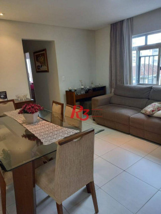 Apartamento com 2 Quartos à Venda, 113 m² em Embaré - Santos