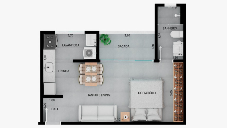 Imagem Kitnet com 1 Quarto à Venda, 34 m² em Conjunto Habitacional Terra Dos Ipês - Pindamonhangaba Imagem Kitnet com 1 Quarto à Venda, 34 m² em Conjunto Habitacional Terra Dos Ipês - Pindamonhangaba