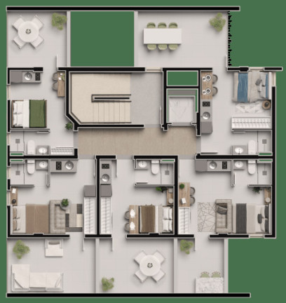 Imagem Apartamento com 1 Quarto à Venda, 14 m² em Guabirotuba - Curitiba