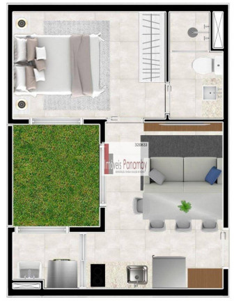 Imagem Apartamento com 1 Quarto à Venda, 30 m² em Jardim Trussardi - São Paulo Imagem Apartamento com 1 Quarto à Venda, 30 m² em Jardim Trussardi - São Paulo