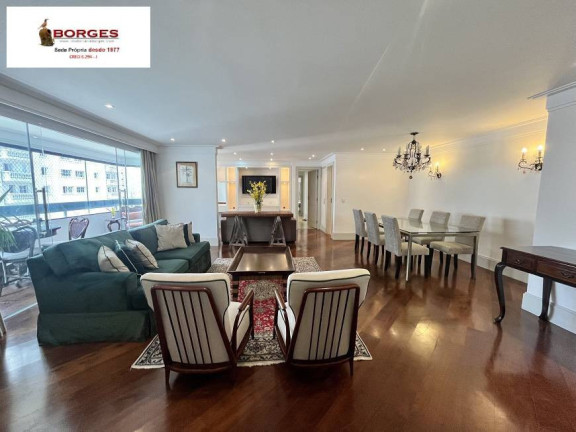 Apartamento com 4 Quartos para Alugar, 147 m² em Moema - São Paulo