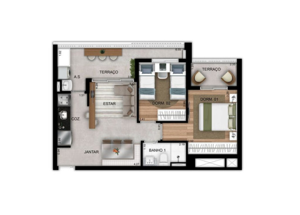 Imagem Imóvel com 2 Quartos à Venda, 62 m² em Saúde - São Paulo Imagem Imóvel com 2 Quartos à Venda, 62 m² em Saúde - São Paulo