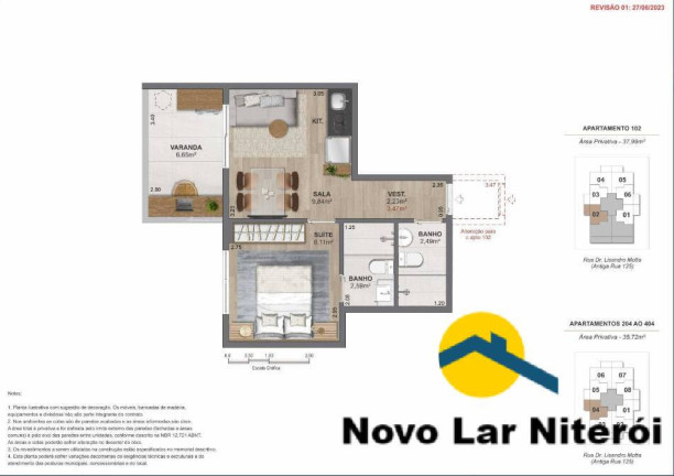 Imagem Apartamento com 1 Quarto à Venda, 36 m² em Piratininga - Niterói Imagem Apartamento com 1 Quarto à Venda, 36 m² em Piratininga - Niterói