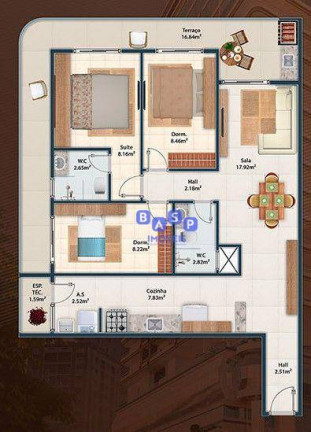 Imagem Apartamento com 3 Quartos à Venda, 94 m² em Vila Guilhermina - Praia Grande Imagem Apartamento com 3 Quartos à Venda, 94 m² em Vila Guilhermina - Praia Grande