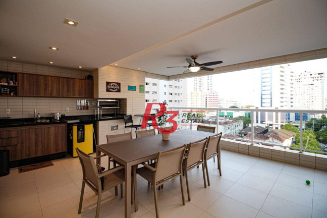 Imagem Apartamento com 3 Quartos à Venda, 163 m² em Boqueirão - Santos