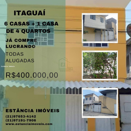 Casa com 8 Quartos à Venda, 300 m² em Vista Alegre - Itaguaí