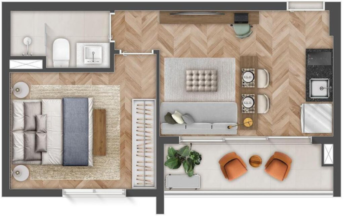 Imagem Imóvel com 1 Quarto à Venda, 34 m² em Aclimação - São Paulo Imagem Imóvel com 1 Quarto à Venda, 34 m² em Aclimação - São Paulo