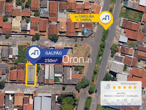 Imagem Galpão à Venda, 200 m² em Carolina Parque - Goiânia Imagem Galpão à Venda, 200 m² em Carolina Parque - Goiânia