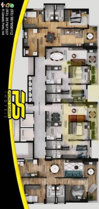 Imagem Apartamento com 3 Quartos à Venda, 90 m² em Aeroclube - João Pessoa