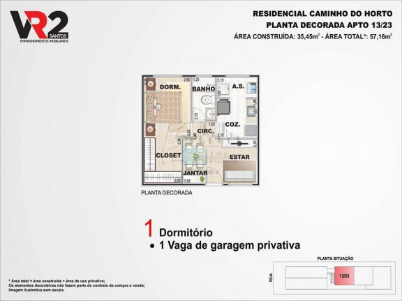 Imagem Apartamento com 2 Quartos à Venda, 44 m² em Vila Voturua - Sao Vicente Imagem Apartamento com 2 Quartos à Venda, 44 m² em Vila Voturua - Sao Vicente