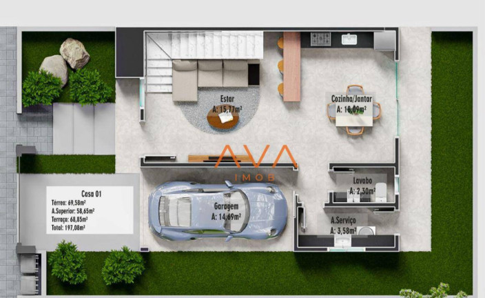 Imagem Casa com 3 Quartos à Venda, 197 m² em Ingleses - Florianópolis Imagem Casa com 3 Quartos à Venda, 197 m² em Ingleses - Florianópolis