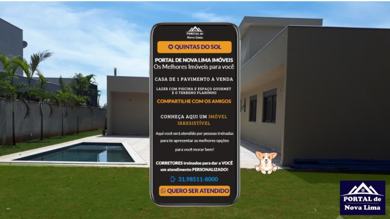 Casa com 4 Quartos à Venda, 372 m² em Quintas Do Sol - Nova Lima