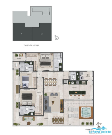 Imagem Apartamento com 2 Quartos à Venda, 73 m² em Itaguá - Ubatuba Imagem Apartamento com 2 Quartos à Venda, 73 m² em Itaguá - Ubatuba