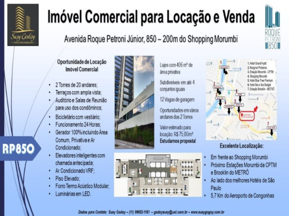 Imagem Sala Comercial à Venda, 200 m² em Jardim Das Acácias - São Paulo