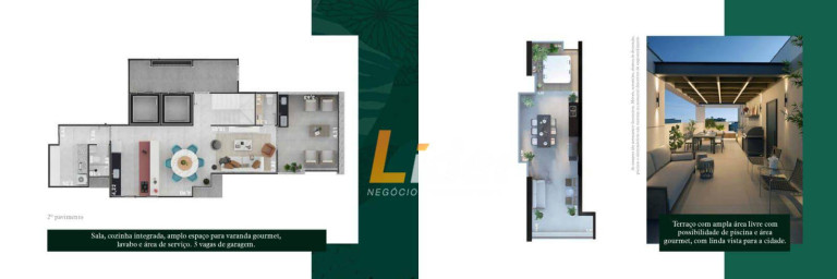 Imagem Cobertura com 3 Quartos à Venda, 205 m² em Santa Helena - Juiz De Fora