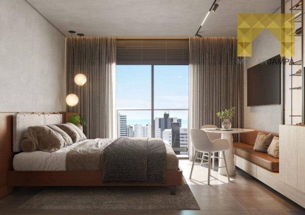 Imagem Studio com 1 Quarto à Venda, 24 m² em Miramar - João Pessoa Imagem Studio com 1 Quarto à Venda, 24 m² em Miramar - João Pessoa
