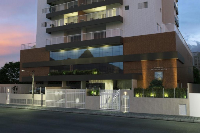 Apartamento com 2 Quartos à Venda, 74 m² em Guilhermina - Praia Grande