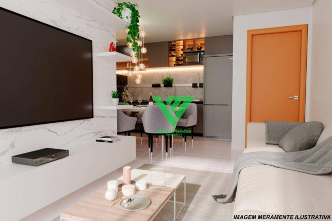 Imagem Apartamento com 2 Quartos à Venda, 54 m² em Aeroclube - João Pessoa