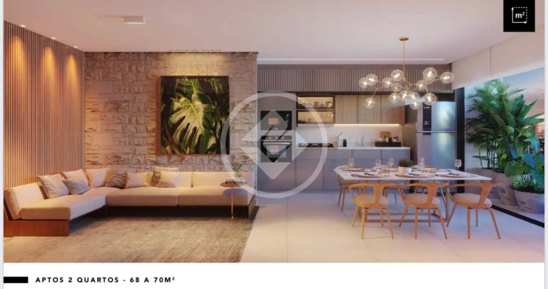 Imagem Apartamento com 2 Quartos à Venda, 70 m² em Alt 65 - Goiânia