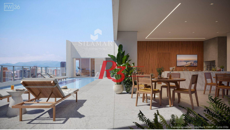 Imagem Apartamento com 4 Quartos à Venda, 315 m² em Gonzaga - Santos Imagem Apartamento com 4 Quartos à Venda, 315 m² em Gonzaga - Santos