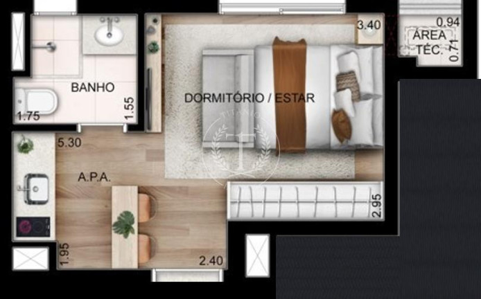 Imagem Apartamento com 1 Quarto à Venda, 22 m² em Perdizes - São Paulo Imagem Apartamento com 1 Quarto à Venda, 22 m² em Perdizes - São Paulo