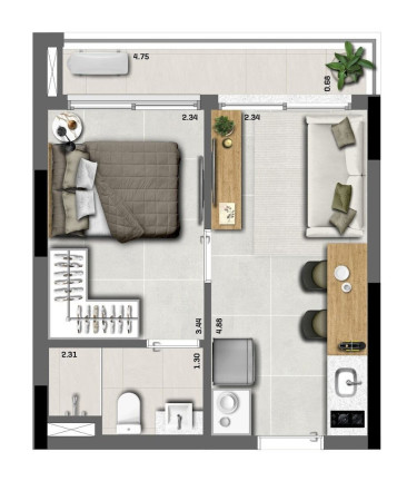 Imagem Apartamento com 2 Quartos à Venda, 65 m² em Indianópolis - São Paulo Imagem Apartamento com 2 Quartos à Venda, 65 m² em Indianópolis - São Paulo