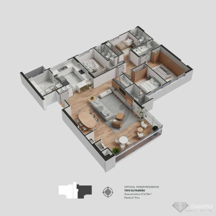 Imagem Apartamento com 4 Quartos à Venda, 209 m² em Centro - Balneário Camboriú Imagem Apartamento com 4 Quartos à Venda, 209 m² em Centro - Balneário Camboriú