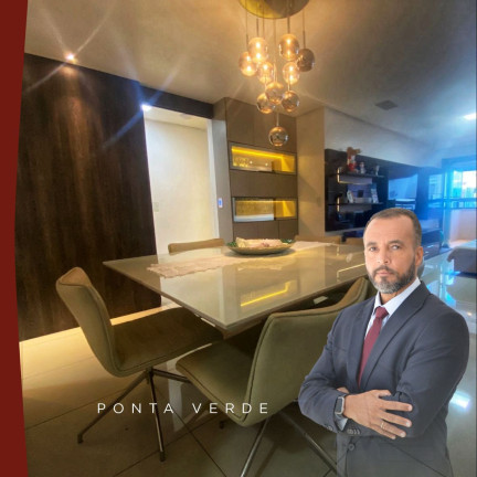 Apartamento com 3 Quartos à Venda, 134 m² em Ponta Verde - Maceió