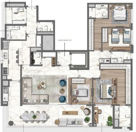 Imagem Apartamento com 4 Quartos à Venda, 213 m² em Pinheiros - São Paulo Imagem Apartamento com 4 Quartos à Venda, 213 m² em Pinheiros - São Paulo