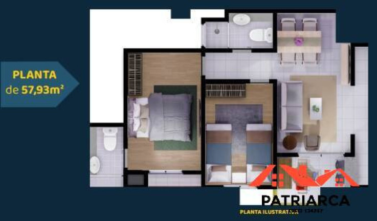 Imagem Apartamento com 2 Quartos à Venda, 57 m² em Parque Orestes Ongaro - Hortolândia Imagem Apartamento com 2 Quartos à Venda, 57 m² em Parque Orestes Ongaro - Hortolândia