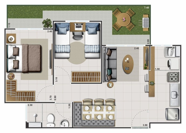Imagem Imóvel com 2 Quartos à Venda, 42 m² em Vargem Grande - Rio De Janeiro Imagem Imóvel com 2 Quartos à Venda, 42 m² em Vargem Grande - Rio De Janeiro