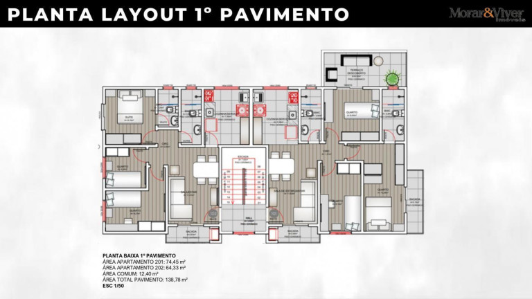 Imagem Apartamento com 3 Quartos à Venda, 58 m² em Boneca Do Iguaçu - São José Dos Pinhais Imagem Apartamento com 3 Quartos à Venda, 58 m² em Boneca Do Iguaçu - São José Dos Pinhais
