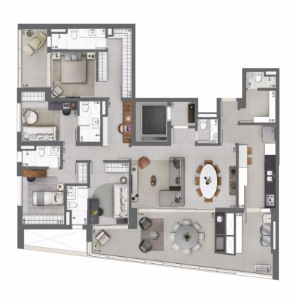Imagem Apartamento com 3 Quartos à Venda, 158 m² em Brooklin - São Paulo Imagem Apartamento com 3 Quartos à Venda, 158 m² em Brooklin - São Paulo