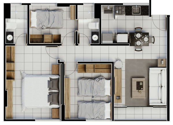 Imagem Apartamento com 3 Quartos à Venda, 68 m² em Primavera - Teresina Imagem Apartamento com 3 Quartos à Venda, 68 m² em Primavera - Teresina
