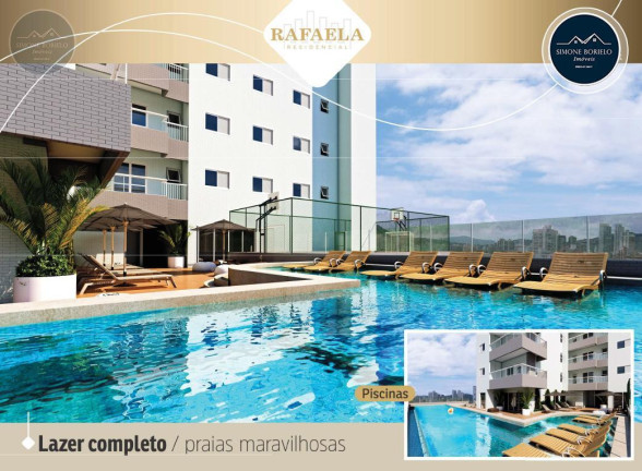 Imagem Imóvel com 2 Quartos à Venda, 70 m² em Guilhermina - Praia Grande