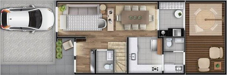 Imagem Casa com 3 Quartos à Venda, 92 m² em Betel - Paulínia Imagem Casa com 3 Quartos à Venda, 92 m² em Betel - Paulínia