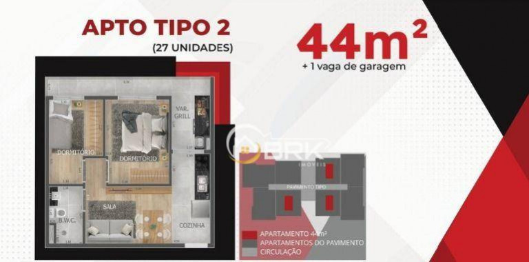 Imagem Apartamento com 2 Quartos à Venda, 44 m² em Vila Formosa - São Paulo